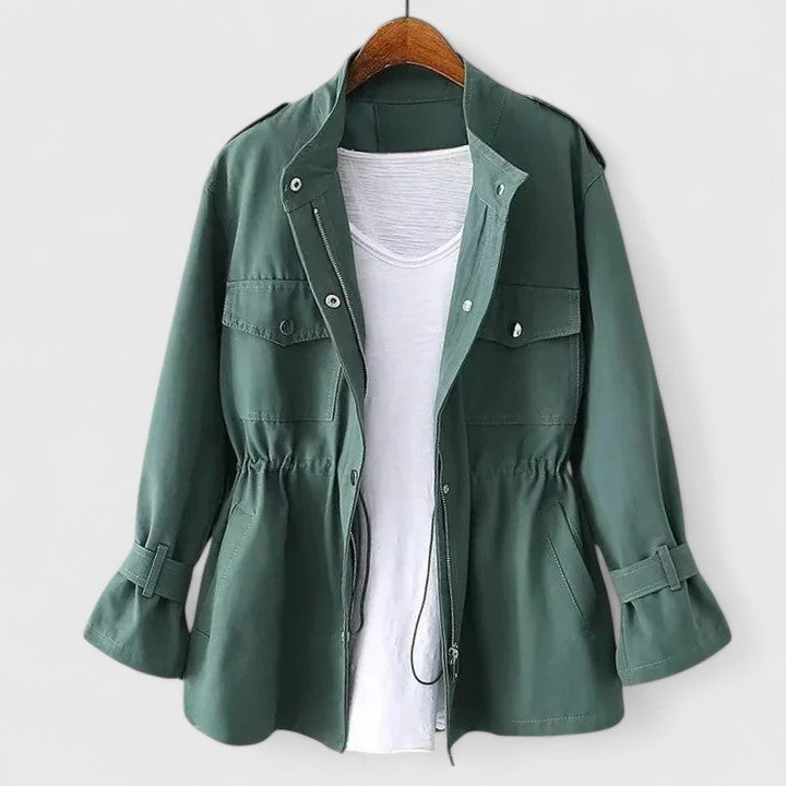 Raffinierte Leichte Jacke in Grün