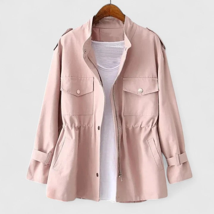 Raffinierte Leichte Jacke in Rosa