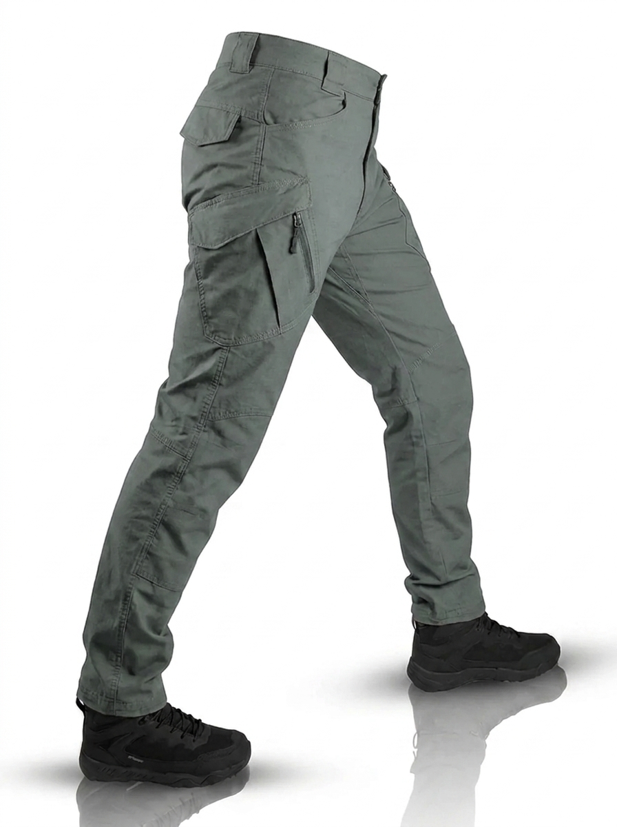 Robuste Herren-Hose für Werk und Freizeit in Militärgrün