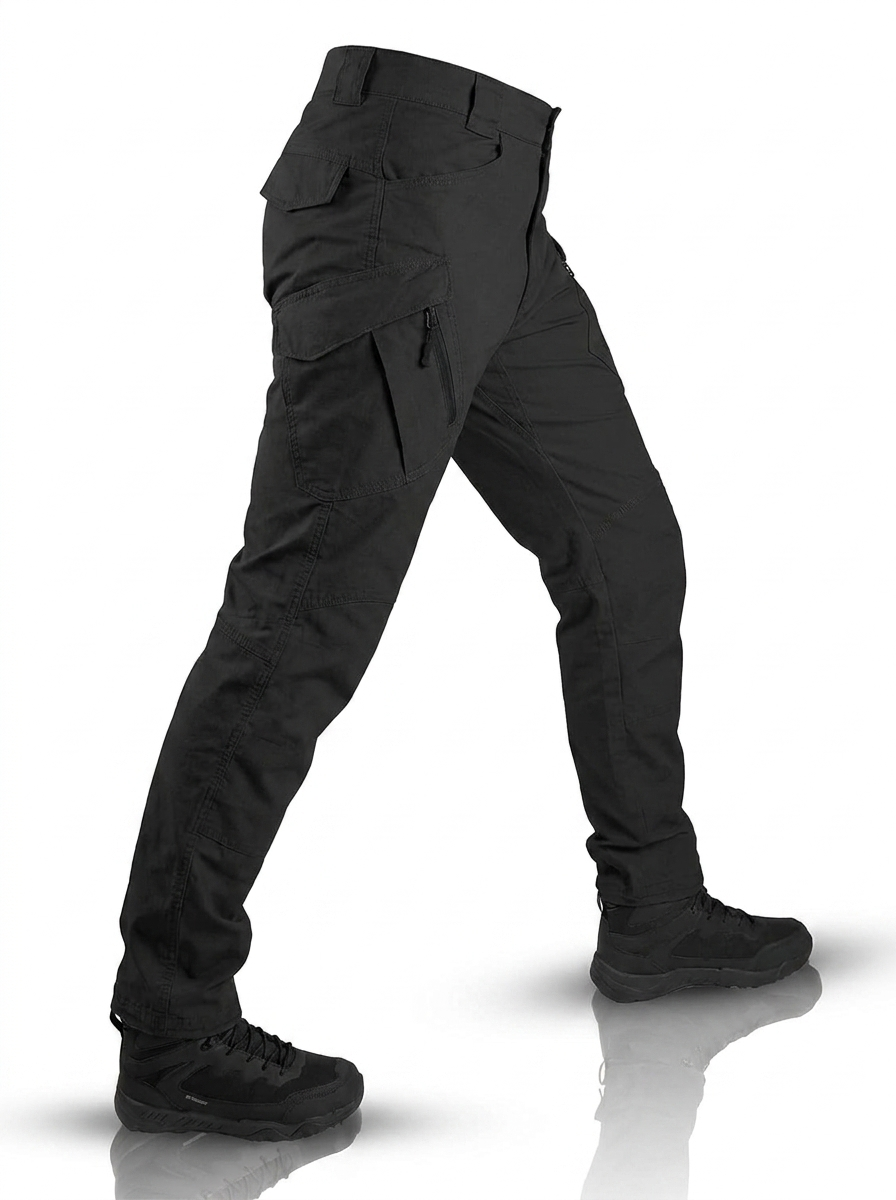 Robuste Herren-Hose für Werk und Freizeit in Schwarz