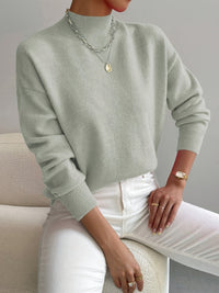Leni | Strickjacke Damen im Minimalstil mit Langarm