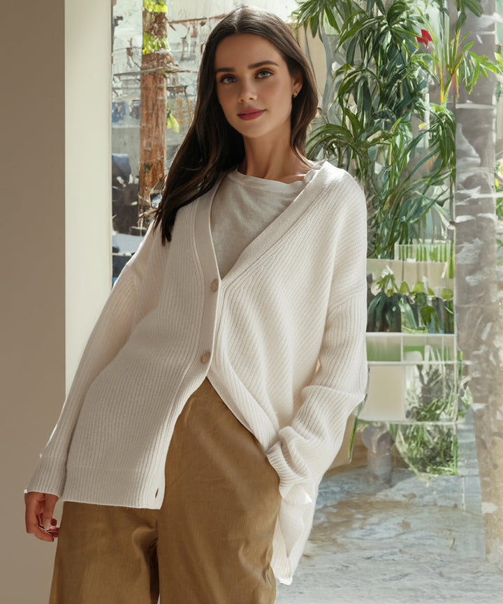 Strukturierte Damen Strickjacke für gemütliche Herbsttage (14)