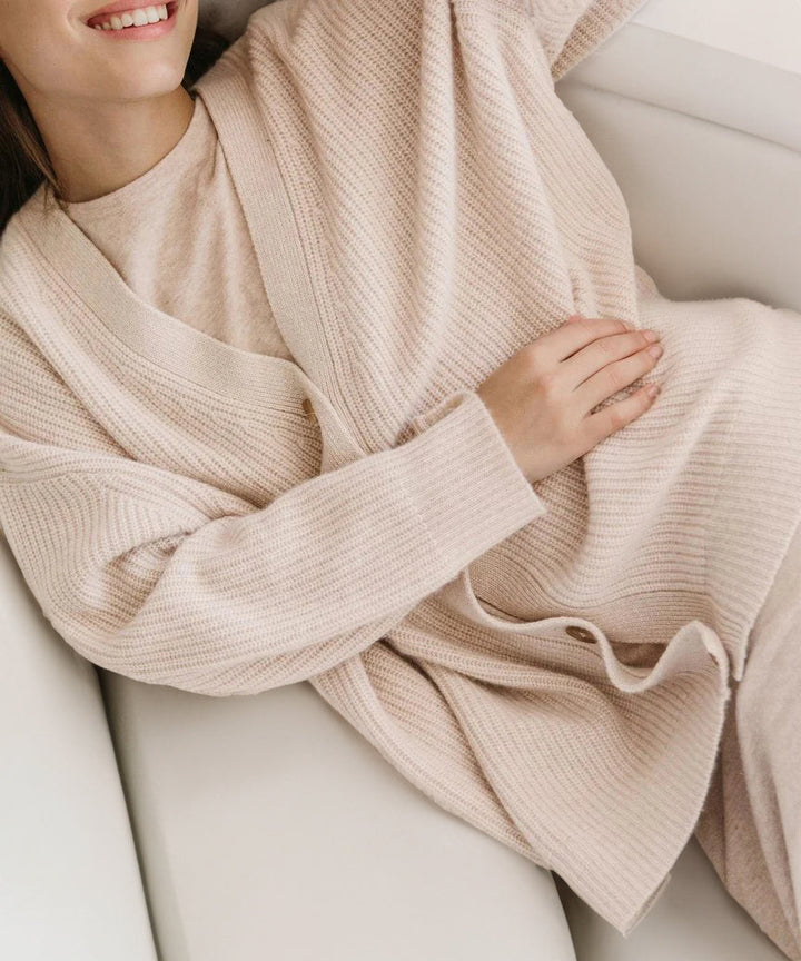 Strukturierte Damen Strickjacke für gemütliche Herbsttage (17)