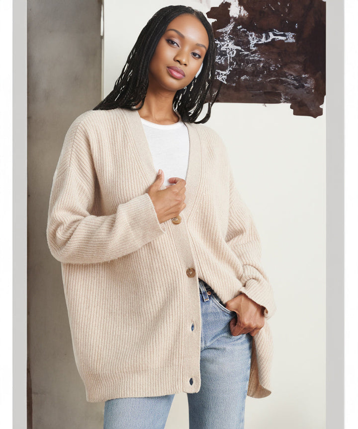 Strukturierte Damen Strickjacke für gemütliche Herbsttage (18)