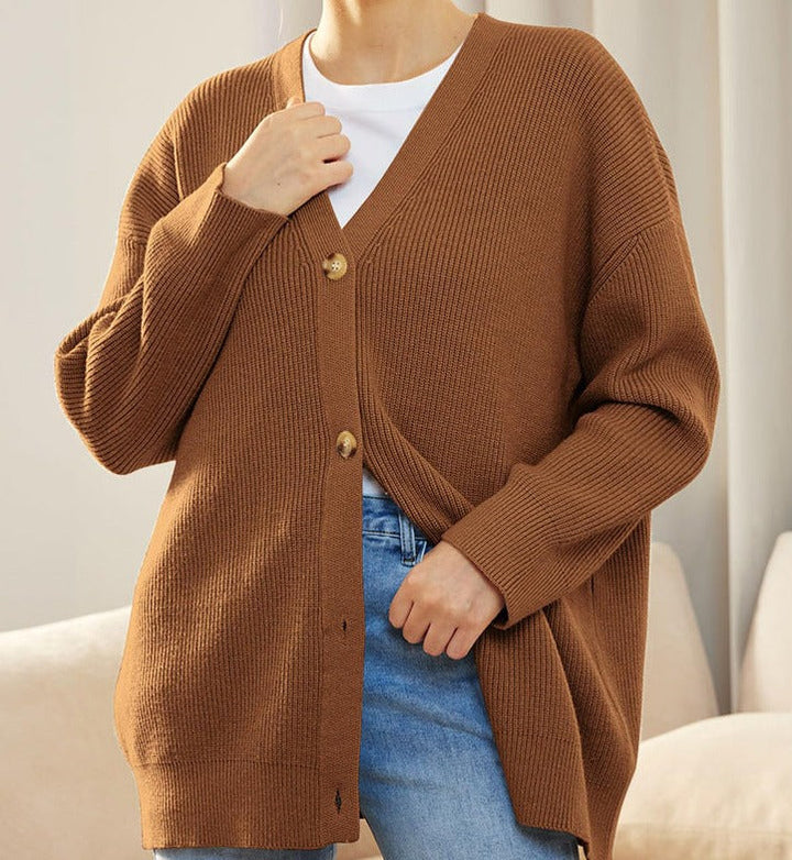 Strukturierte Damen Strickjacke für gemütliche Herbsttage (20)