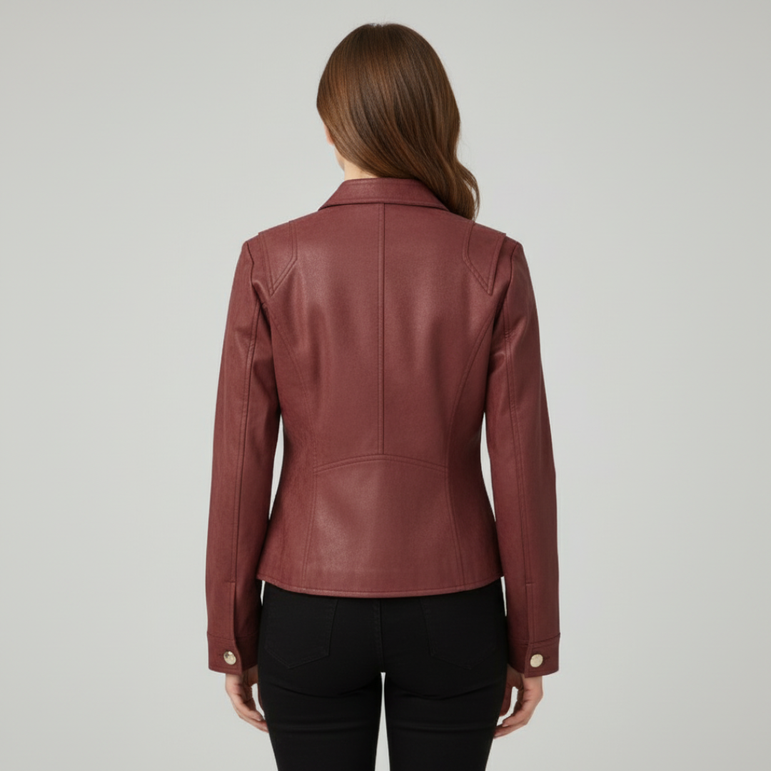Strukturierte kurze Jacke für Damen (2)