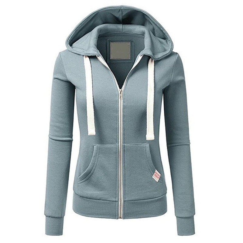 Taillierte Damen Winterjacke im Hoodie-Stil (3)