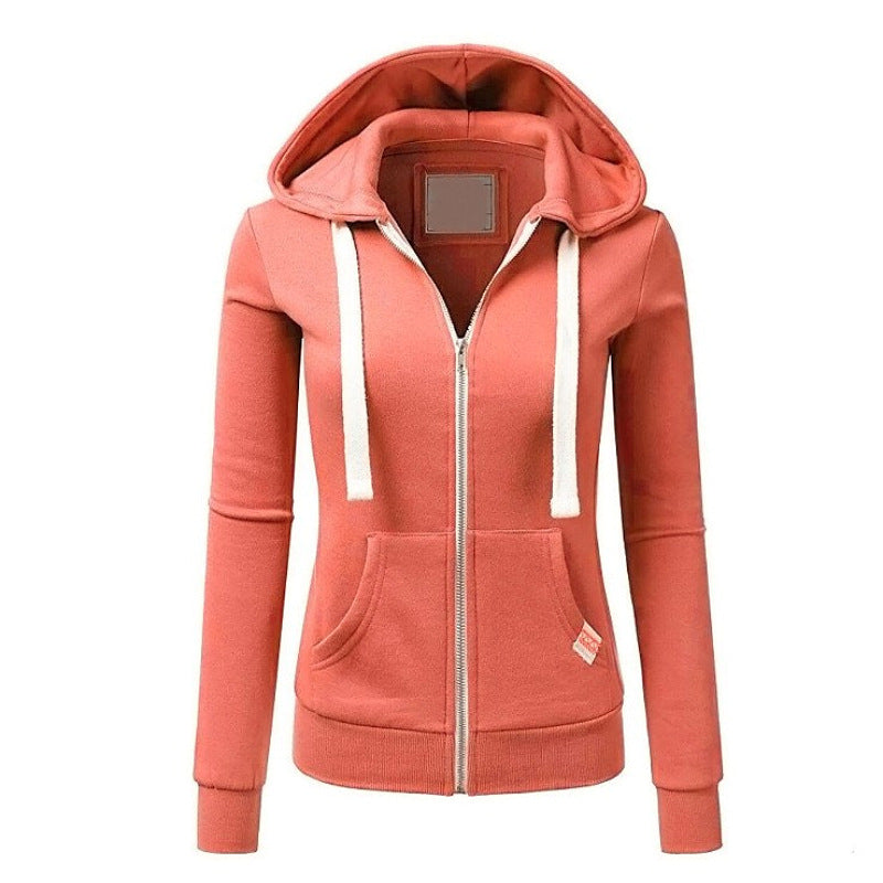 Taillierte Damen Winterjacke im Hoodie-Stil (4)