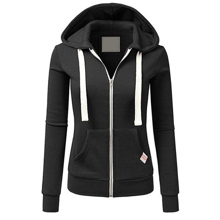 Taillierte Damen Winterjacke im Hoodie-Stil (5)