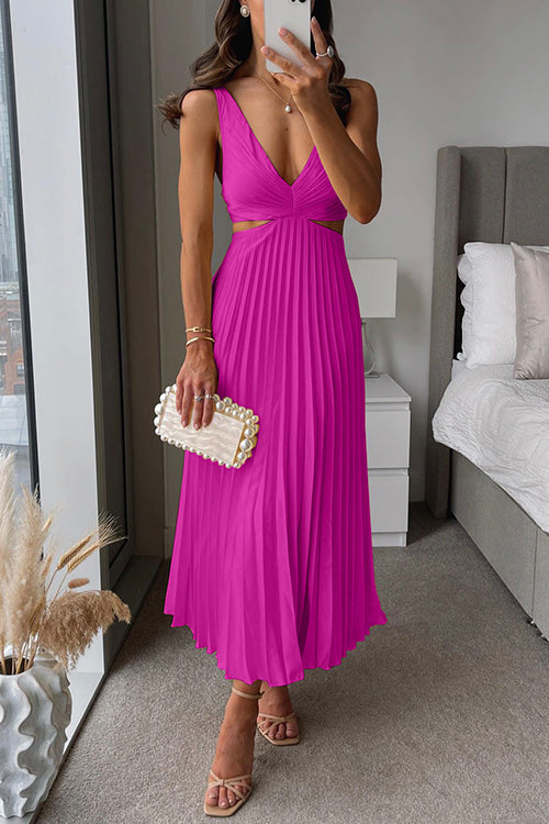 Traumhaftes Maxikleid hochzeitsgast in Rosa 1