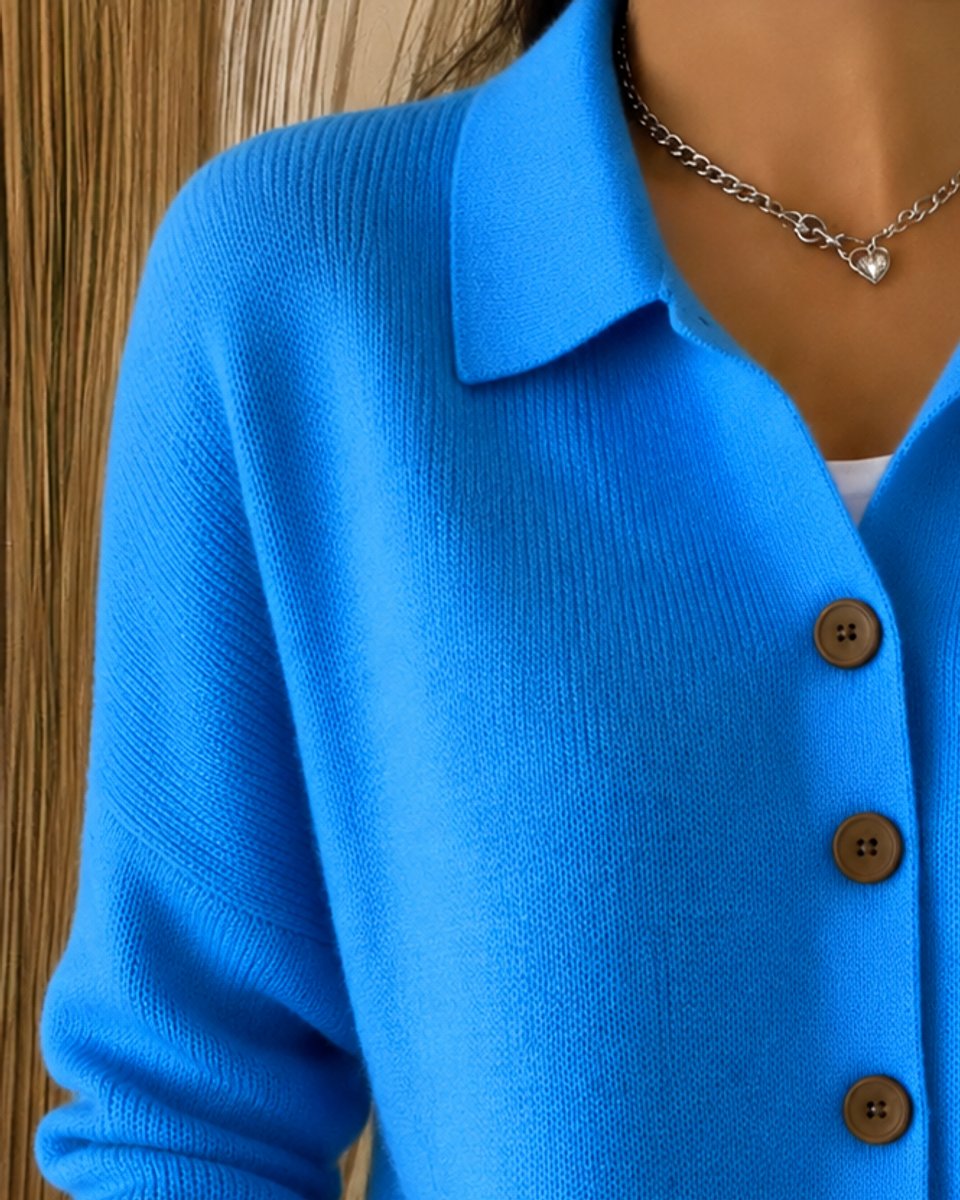 Vielseitige Damen Strickjacke im lockeren Schnitt (2)