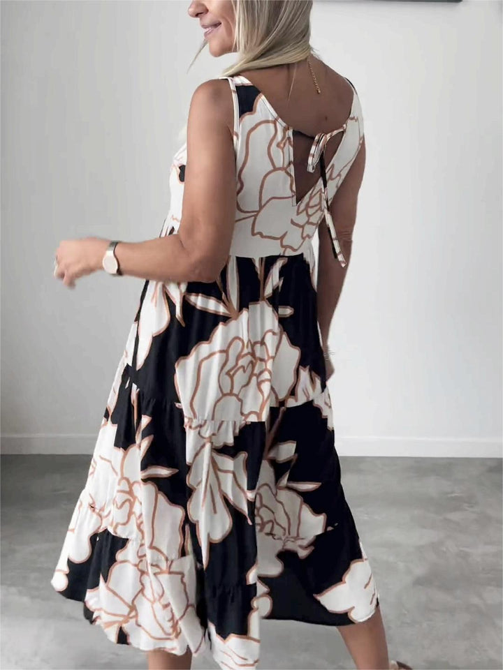 Vielseitiges Blüten-Sommerkleid (2)