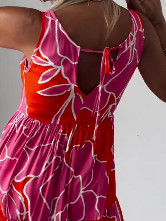 Vielseitiges Blüten-Sommerkleid (4)