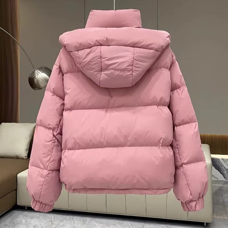Warme Damen Winterjacke mit Kapuze (15)