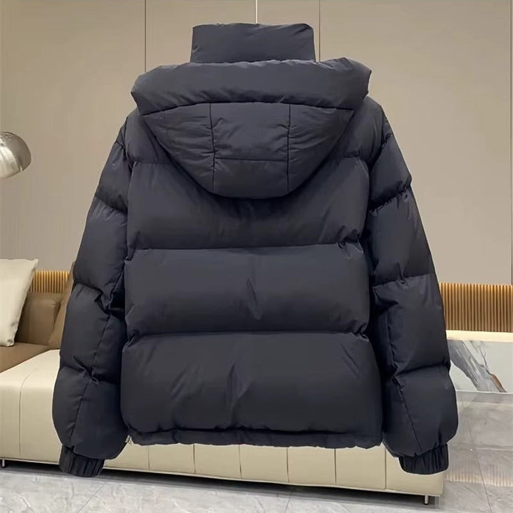 Warme Damen Winterjacke mit Kapuze (3)