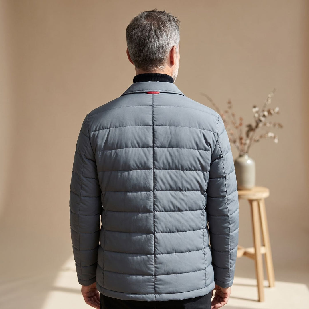 Warme Winterjacke für Herren im Blazer-Look (4)