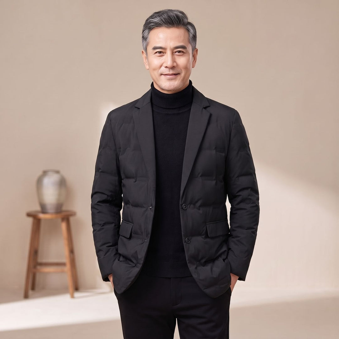 Warme Winterjacke für Herren im Blazer-Look (5)