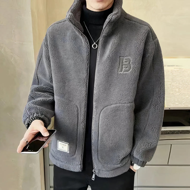 Warme Winterjacke Herren für kalte Tage in Grau