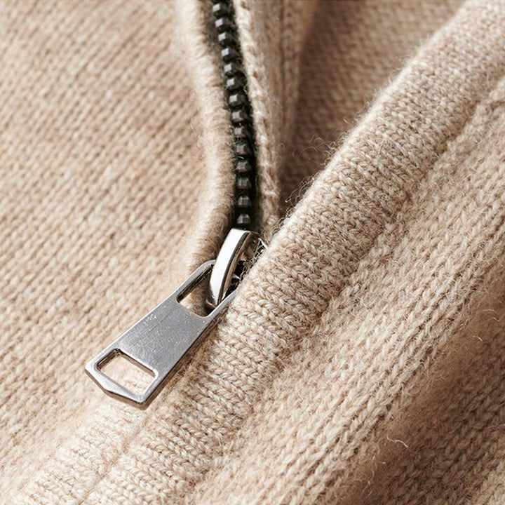 Warmer Herren-Pullover mit Reißverschluss (7)