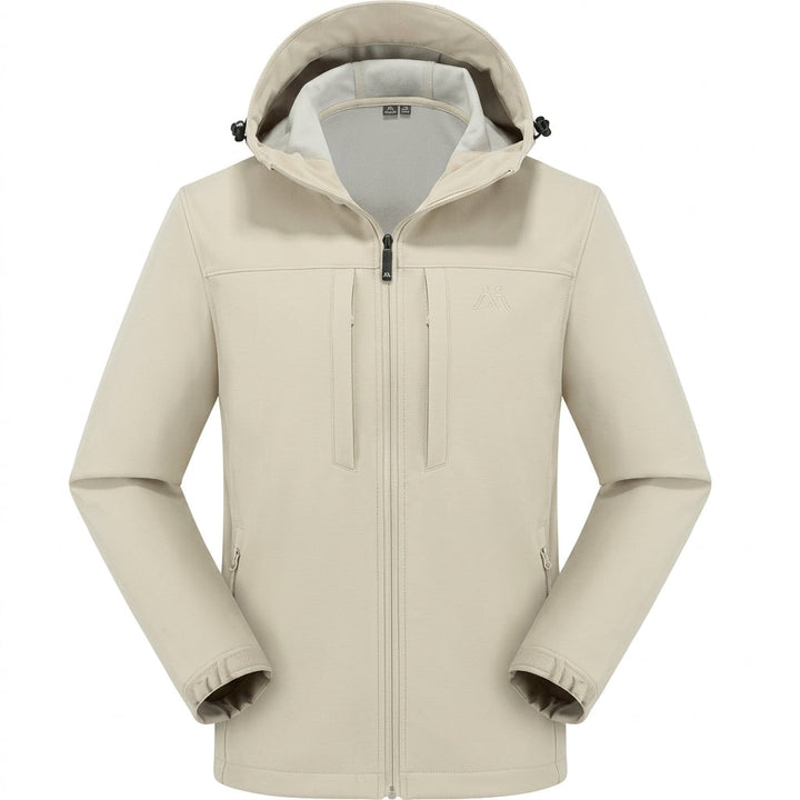 Wasserdichte Daunenjacke Herren für tägliche Abenteuer in Beige