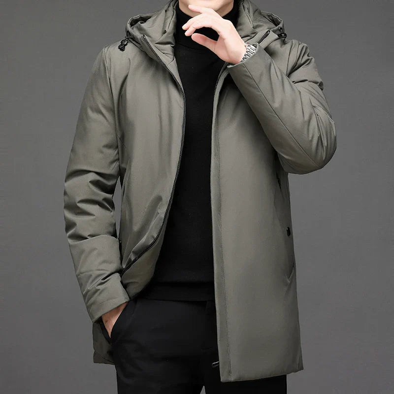 Wasserdichte Herren Winterjacke Kapuze (6)