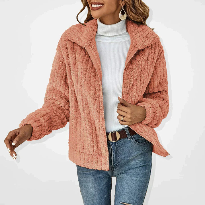 Weiche Strickjacke für bequeme Alltage in Rosa