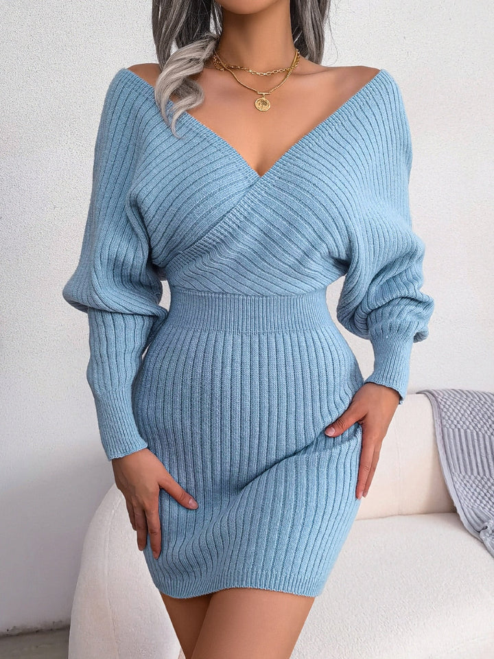 Weicher Langer Pullover für kühle Tage in Blau