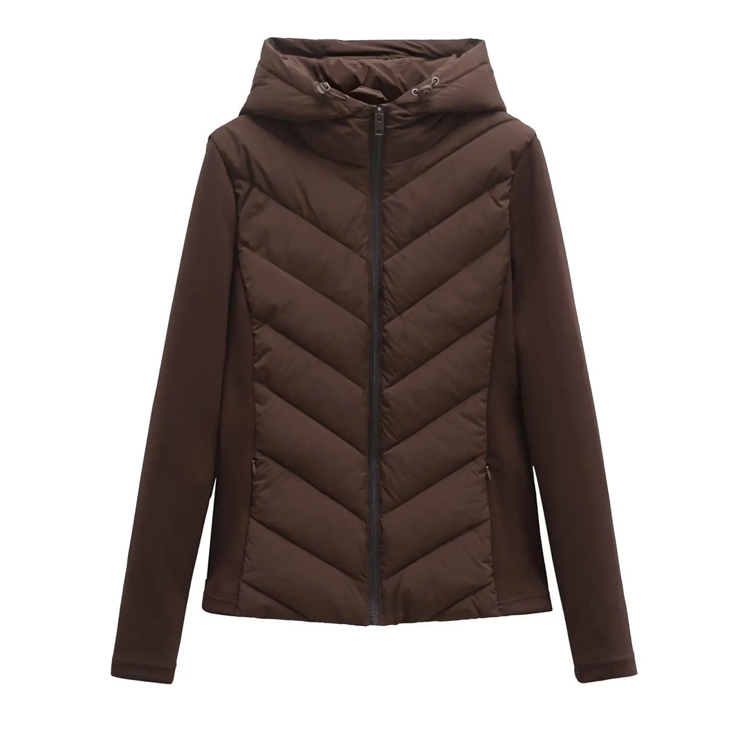 Winterjacke Damen leicht für den Alltag in Braun
