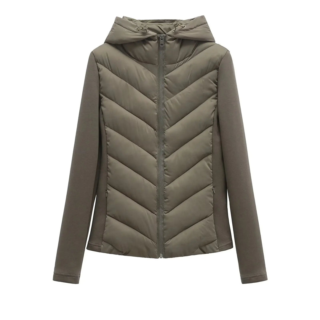 Winterjacke Damen leicht für den Alltag in Dunkelgrün