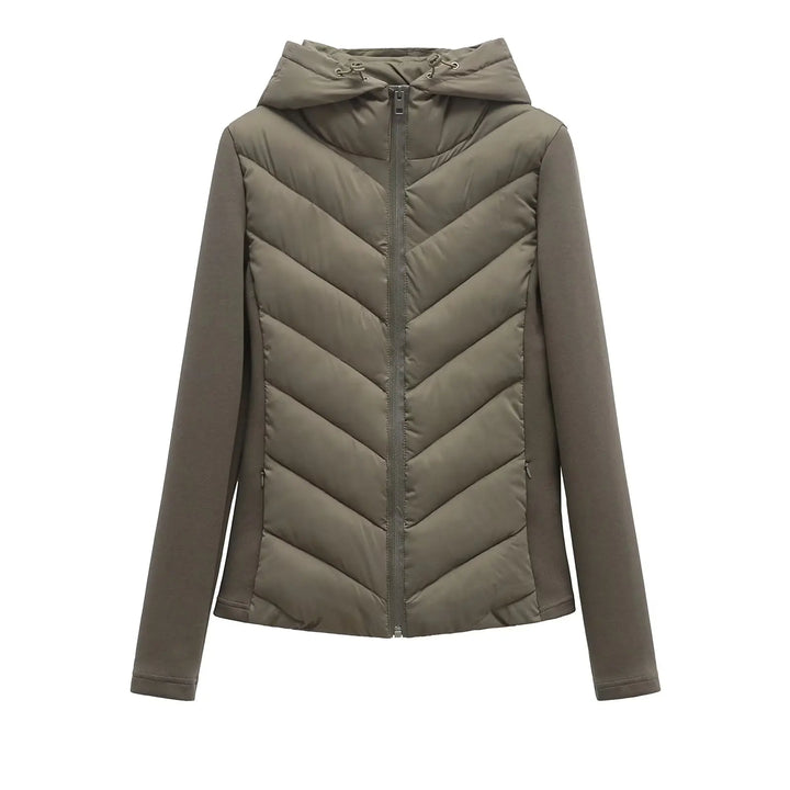 Winterjacke Damen leicht für den Alltag in Dunkelgrün