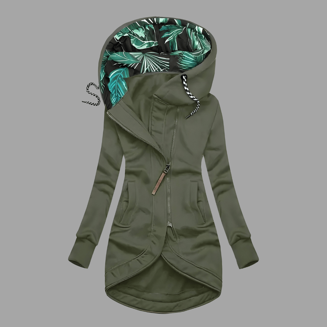 Winterjacke Damen robust für den Herbst in Grün