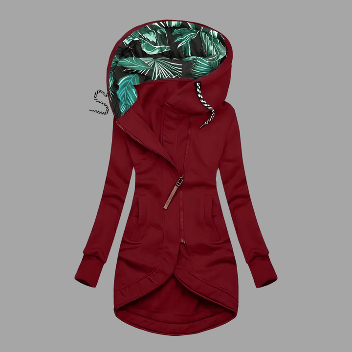 Winterjacke Damen robust für den Herbst in Rot