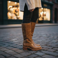 Helena | Winterstiefel Damen aus Leder mit elegantem Design
