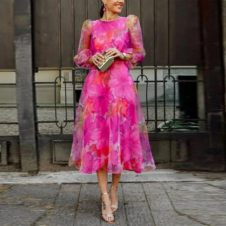 Women Wedding Guest Dress Formal in Rosa