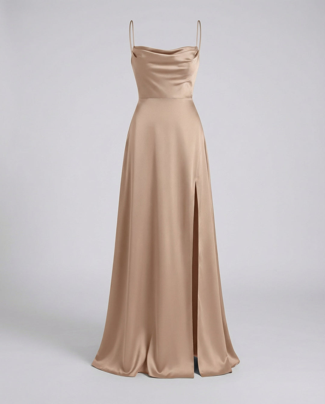 Wunderschönes Maxikleid für Hochzeitsgäste in Braun