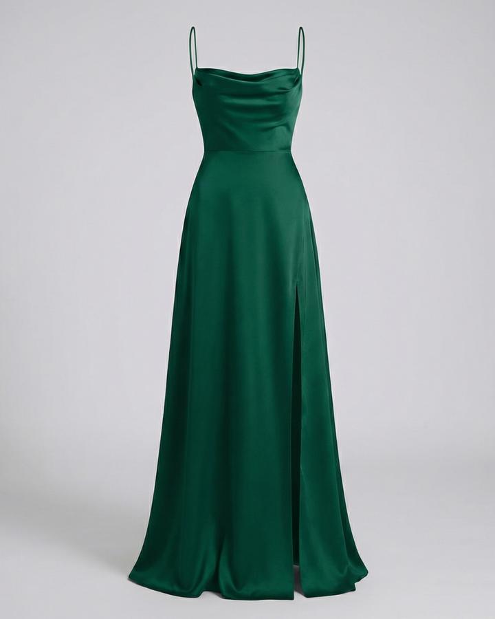 Wunderschönes Maxikleid für Hochzeitsgäste in Grün