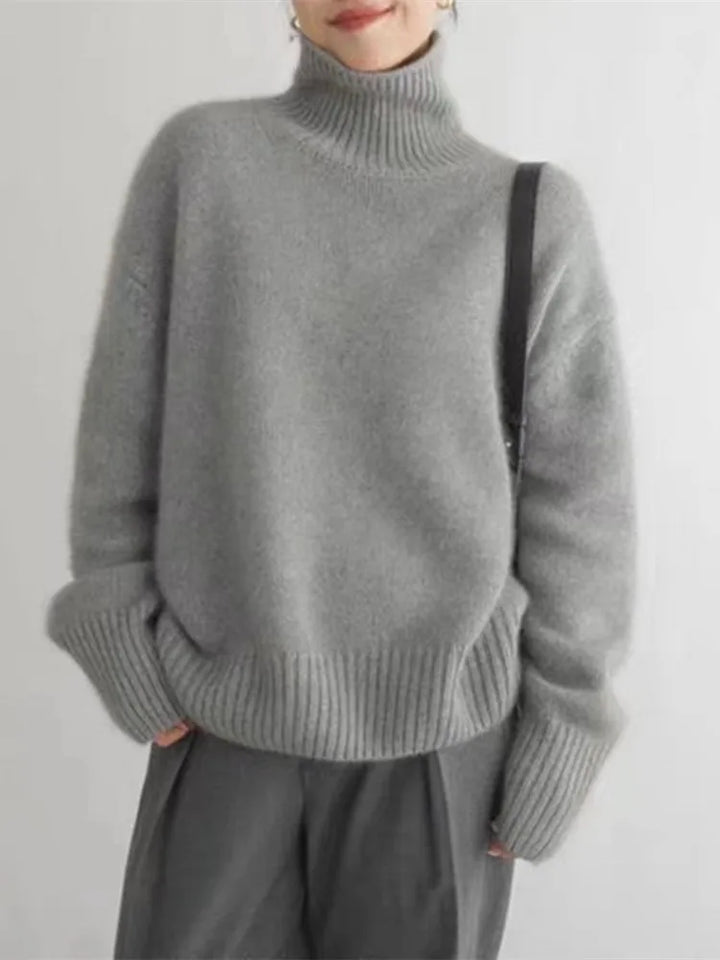 Zeitloser Damen Kaschmir Pullover (4)